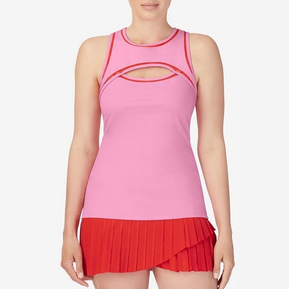 Fila Tops - FILA Women's Brandon Maxwell Keyhole Top